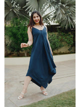 Biba Blue Soft Crepe Dress