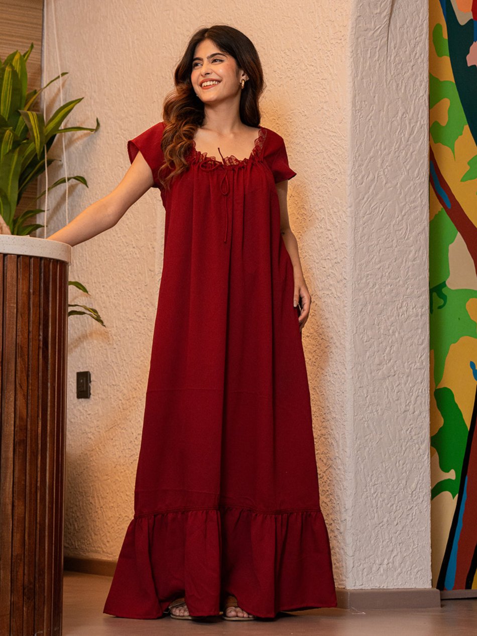 SLEEPWEAR MAXI FEATHERS CLOSET