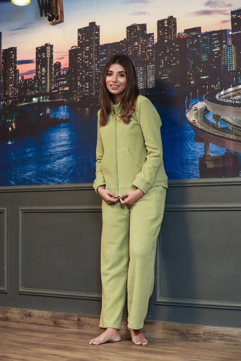 Lime Green Super Soft Woollen Jacket