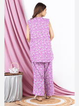 Lavender Sleeveless Loungewear